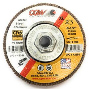 4 1/2" FLAP DISC 60 GRIT 5/8-11 THREAD