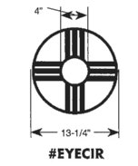 13 1/4" GODS EYE CIRCLE