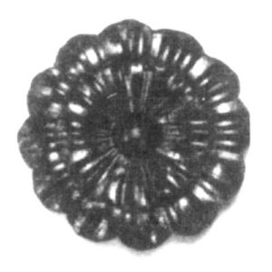 116.A.5 ROSETTE DOUBLE 3-3/4' DIAMETER