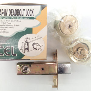 SNAP-IN-DEADBOLT POLISHED BRASS